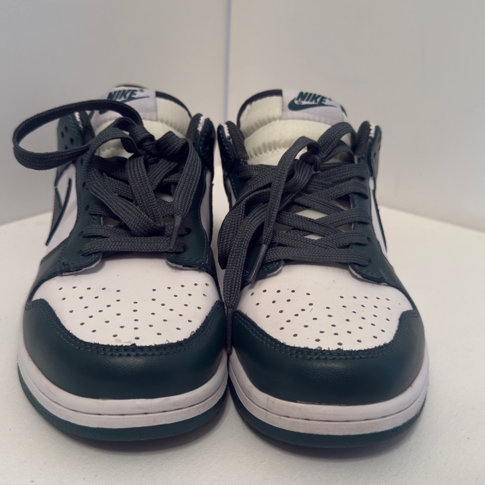 Nike Green and White Sneakers Classic Style